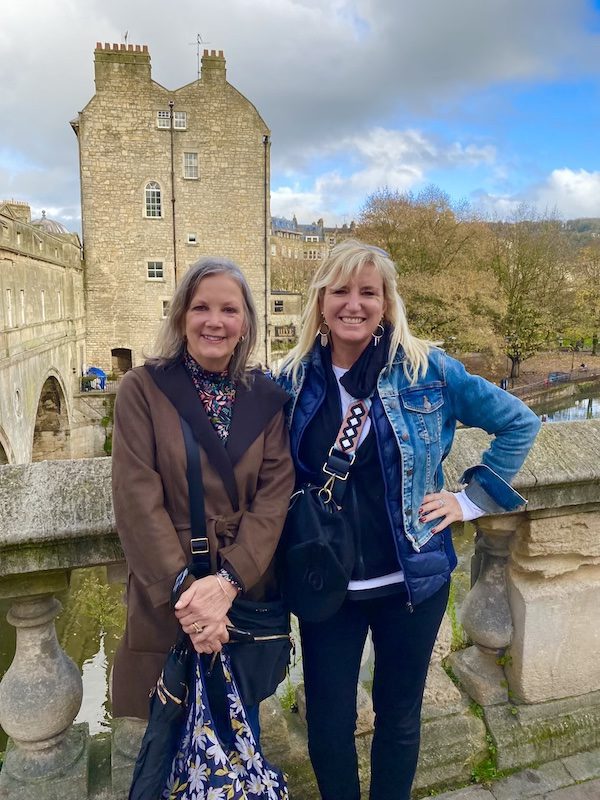 Jane Christmas and Carolyn Ray meet in Bath, UK