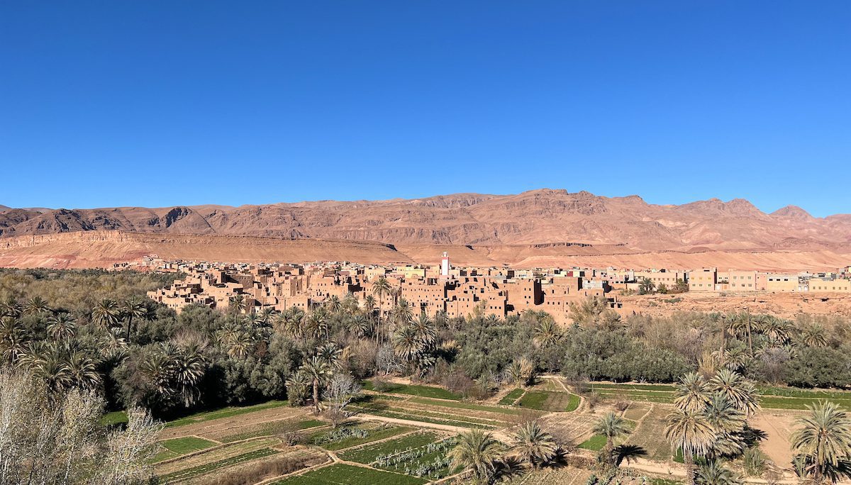 Overlooking Tinghir Morocco