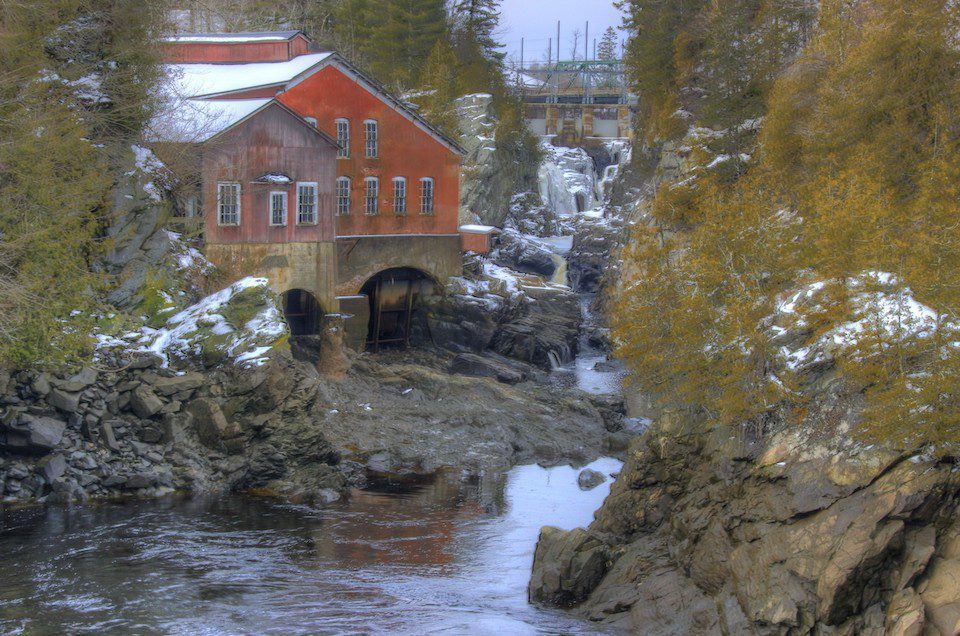 Picturesque gorge in St. George Beaver Harbour