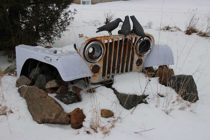 Random highway art seen while searching for Wolfhead Smokers