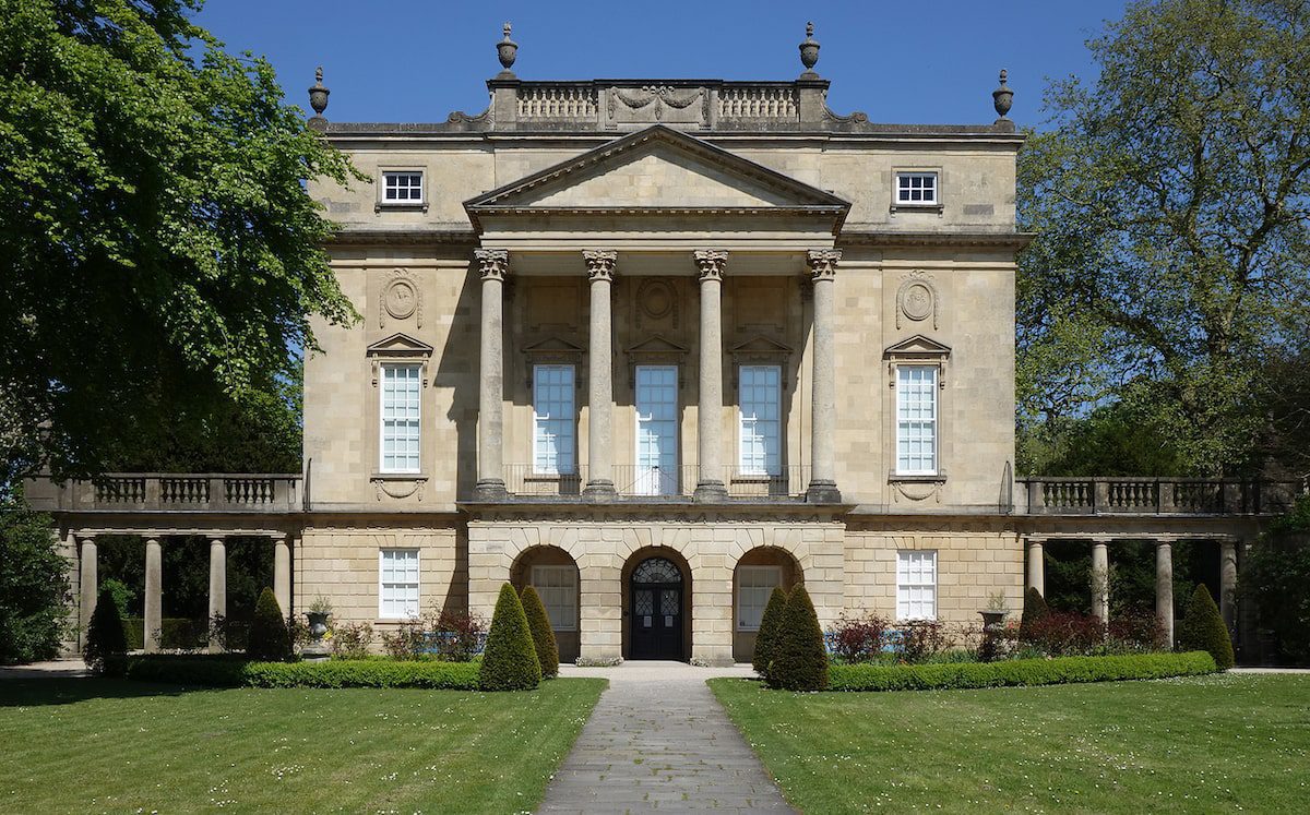 Exterior shot of Holburne Museum in Bath UK