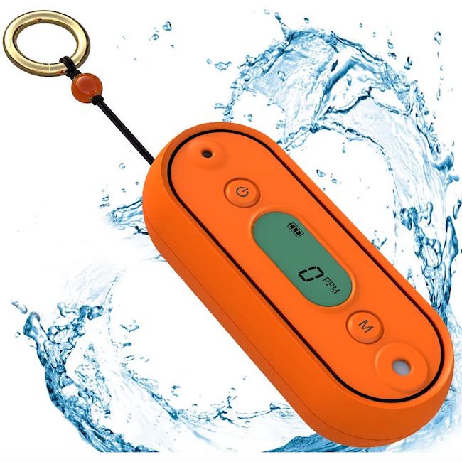 Waterproof portable C02 detector