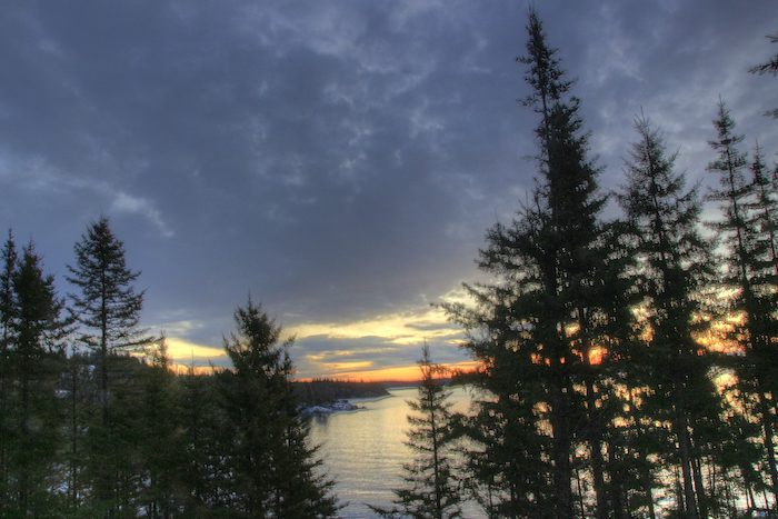 Sunrise at the Tiny House in Beaver Harbour