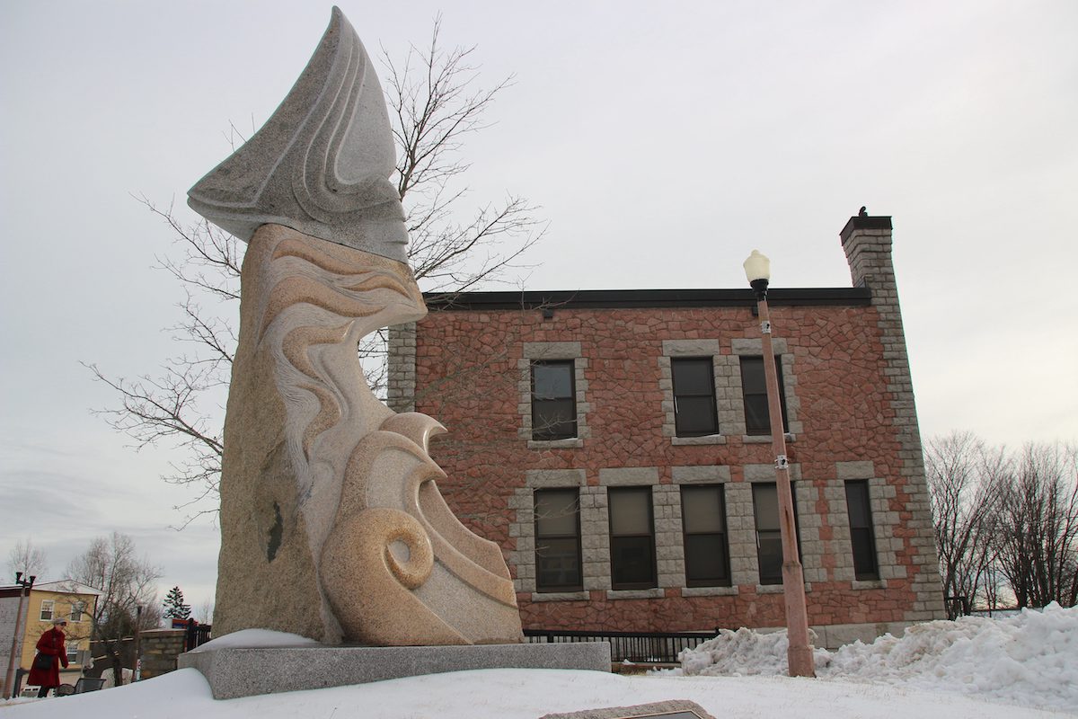 James Boyd's magnificent Waterstone sculpture