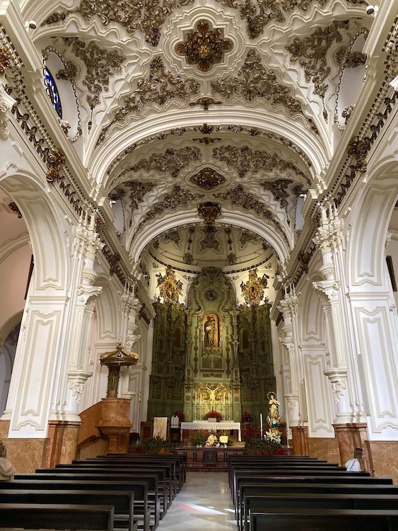 The church where Picasso was baptized in Malaga