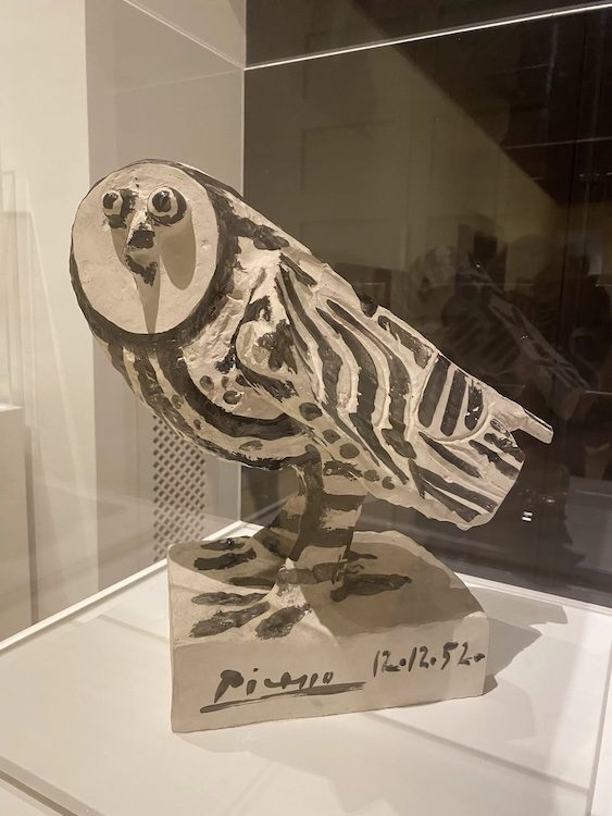 Picasso's Owl sculpture