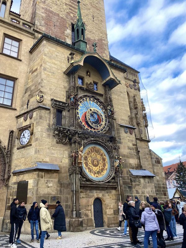 Prague's famous astrological clock tower