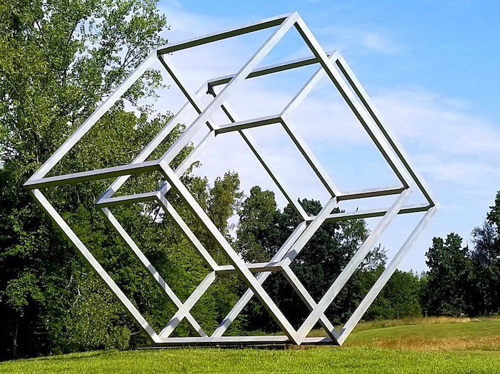 Sculpture at Art Omi, one of many sculpture parks near New York City