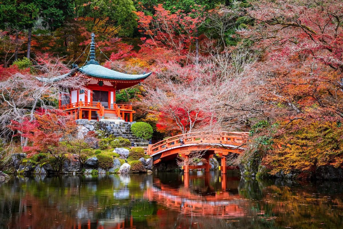 Daigoji Temple in Autumn, Kyoto, Japan