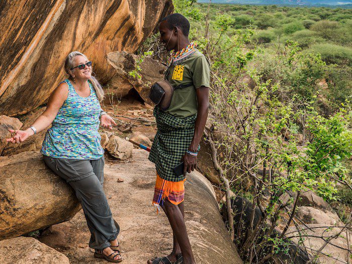 Mary and ACK field officer Kivoi in Meibae