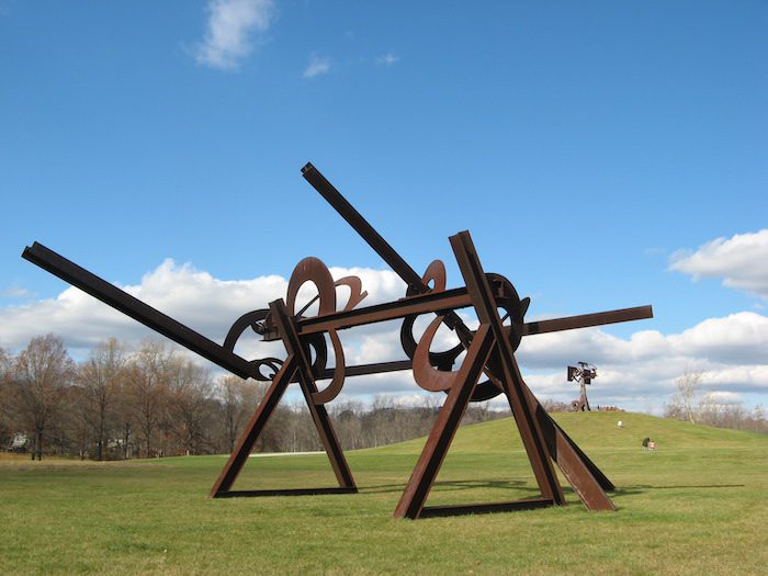 A sculpture in Storm King Sculpture Park near New York City