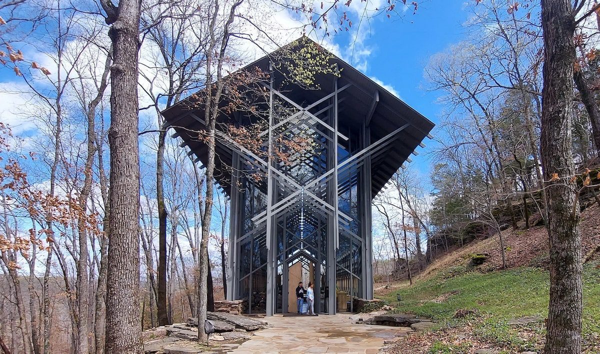 Thorncrown Chapel in the Ozarks, Arkansas