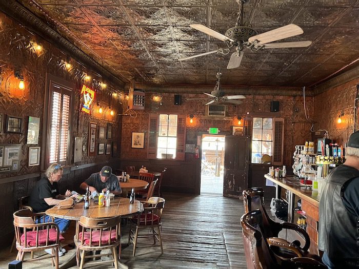 Travel in your own backyard to the Pioneer Saloon in Nevada
