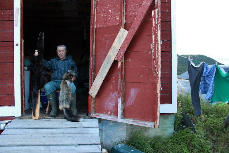 Trapper Holman Campbell in Rigolet, Labrador