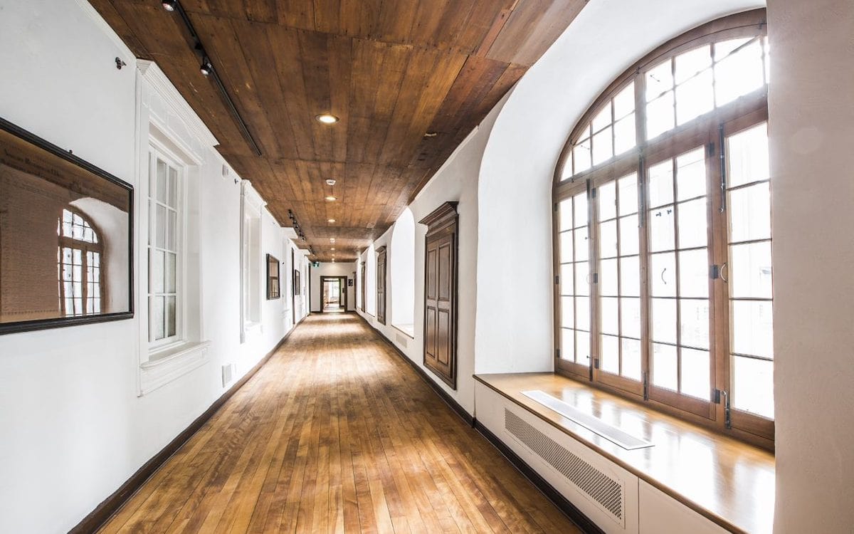 Monastere des Augustines Quebec second floor hallway Transformational Retreat 