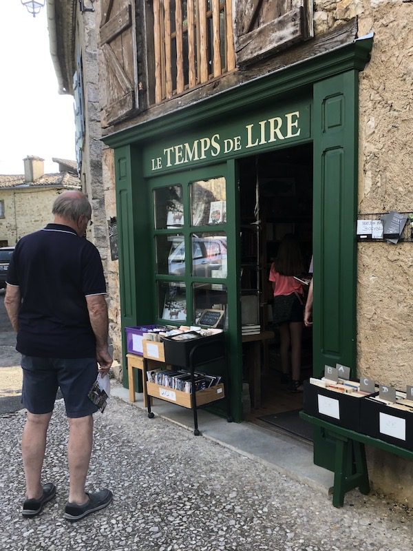 Time to Read bookstore in Pulycelci, considered one of the most beautiful villages in France