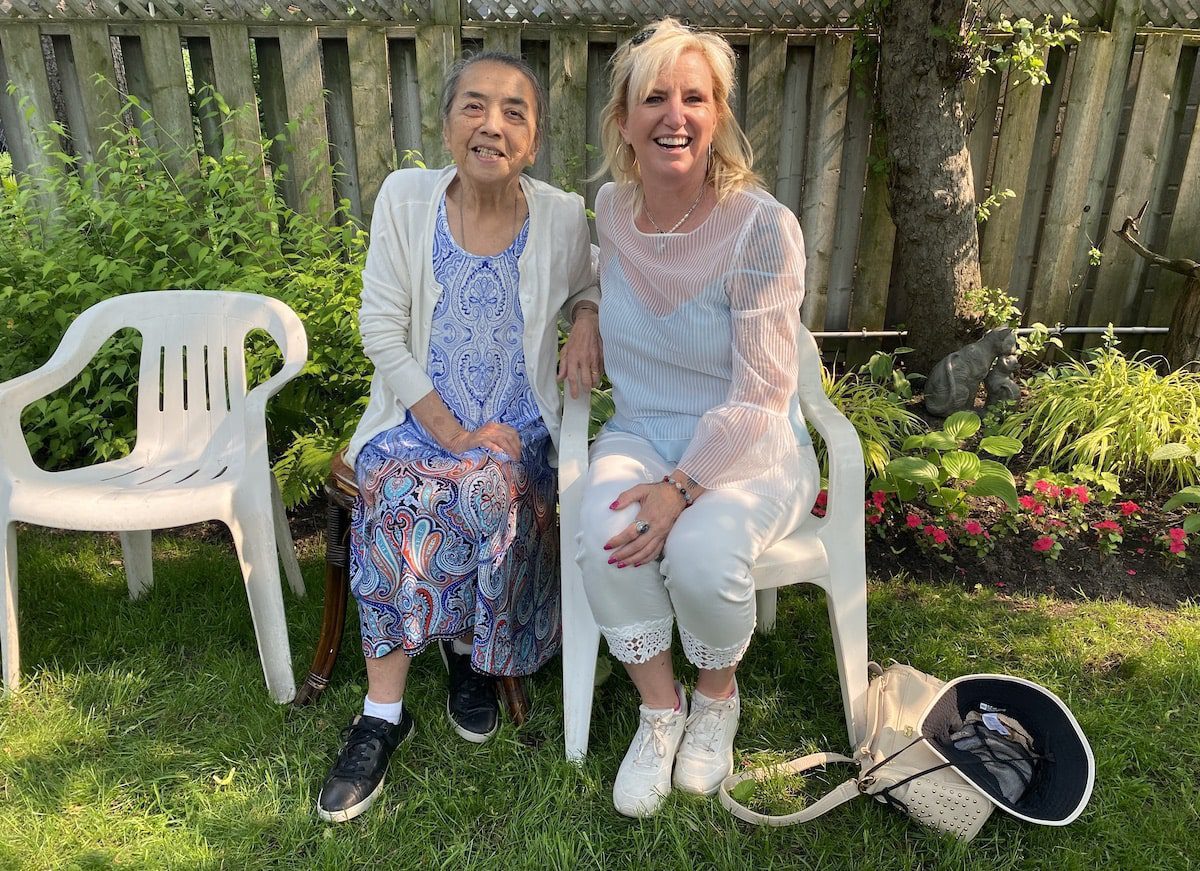 Ruth and Carolyn at Ruth's book launch