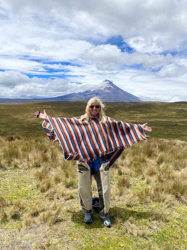 Carolyn in Ecuador Cotapaxi