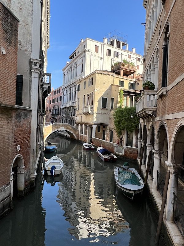 Quiet canal in Canareggio Venice