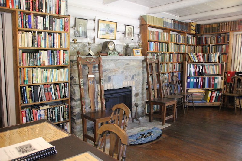 Inside view of the Durkee Memorial Library