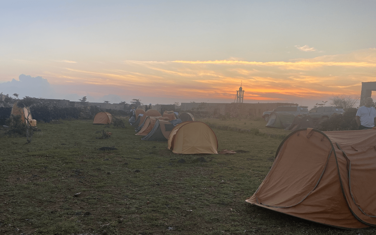 Sunrise from a campsite in Socotra, Yemen