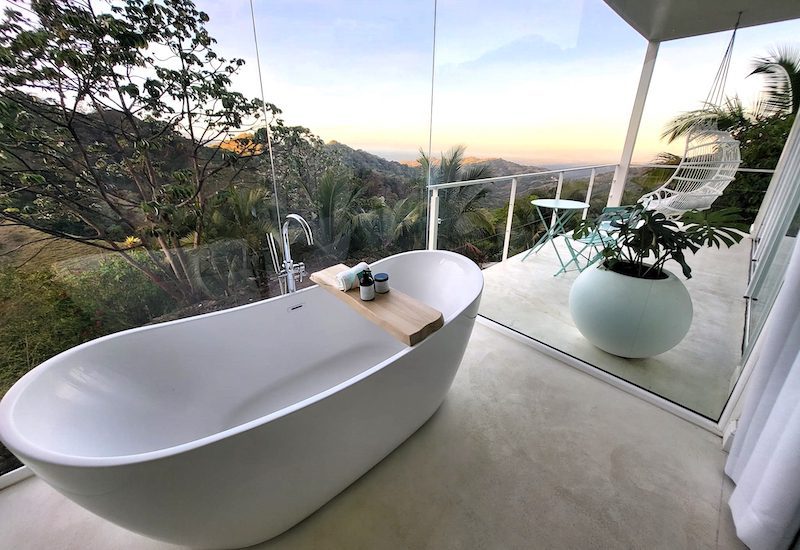 Bathtub view from a room in The Retreat Costa Rica