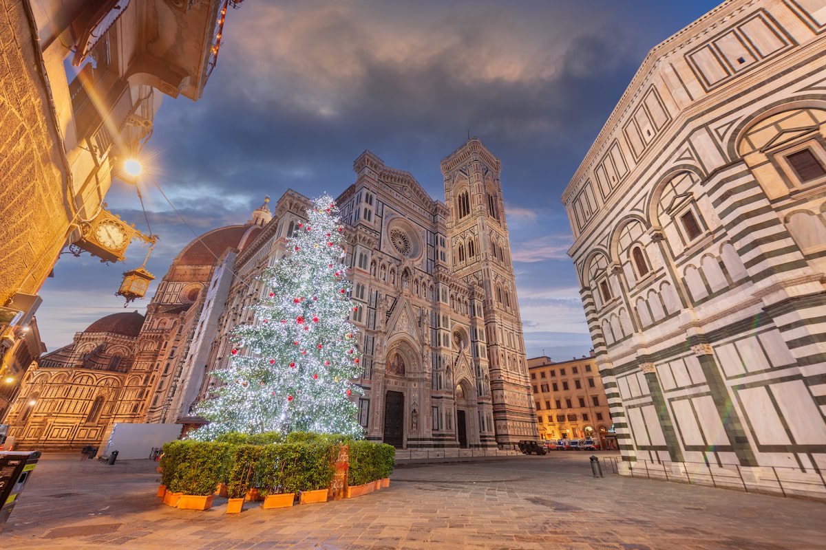 Florence, Tuscany, Italy during the low season at the Duomo.
