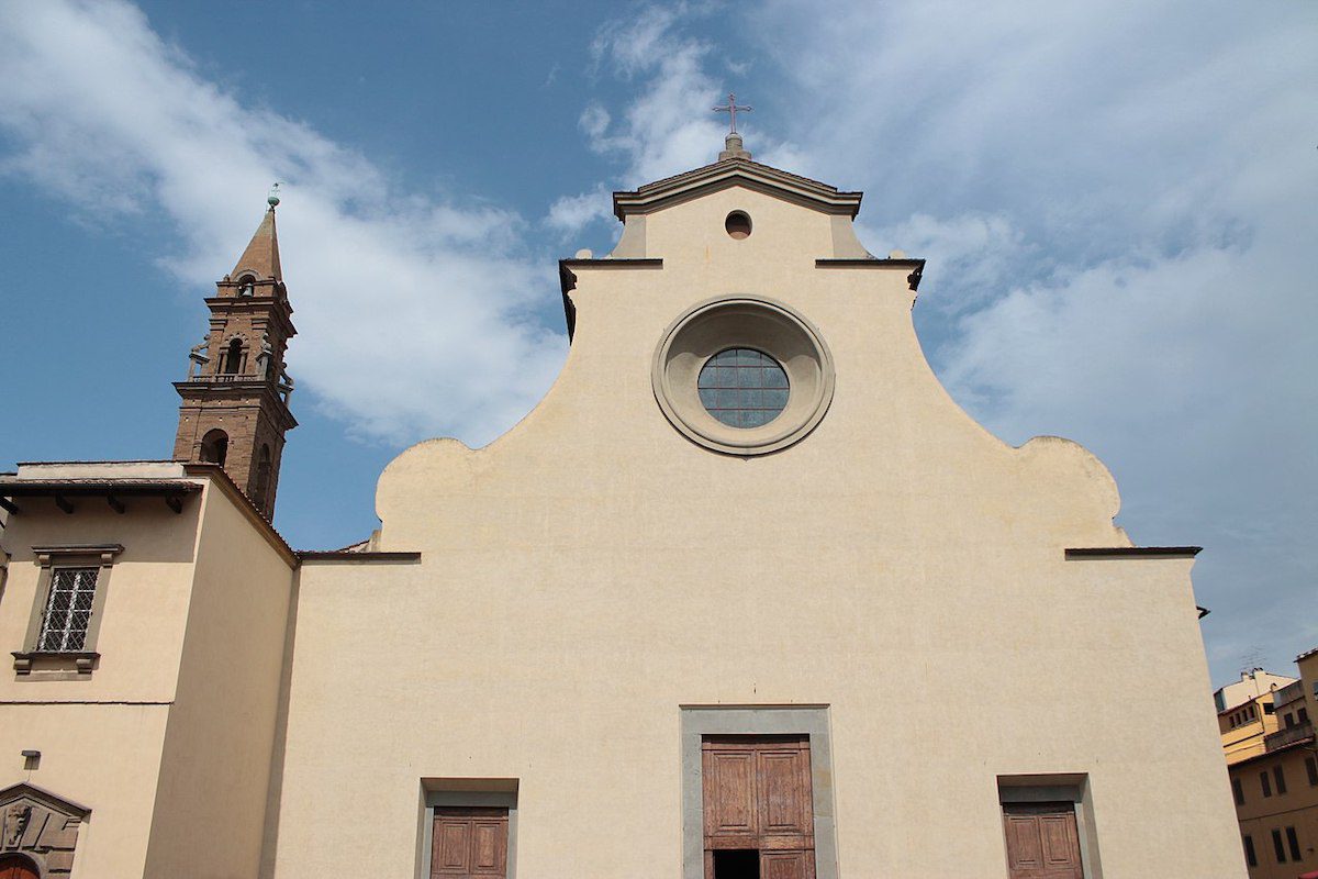 The church in Piazza Santo Spirito