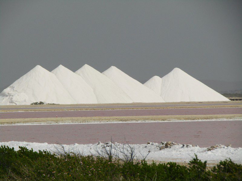 Cargill’s solar salt production facility in Bonaire