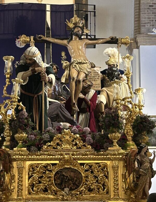 Jesus on the cross in a church in Spain