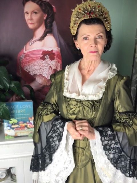 Mairlyn Smith wears a historical costume
