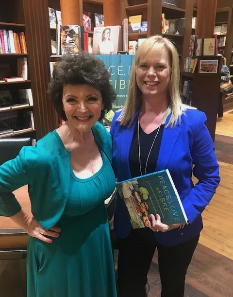 Kathy Buckworth and Mairlyn Smith at a bookstore in Toronto, Ontario