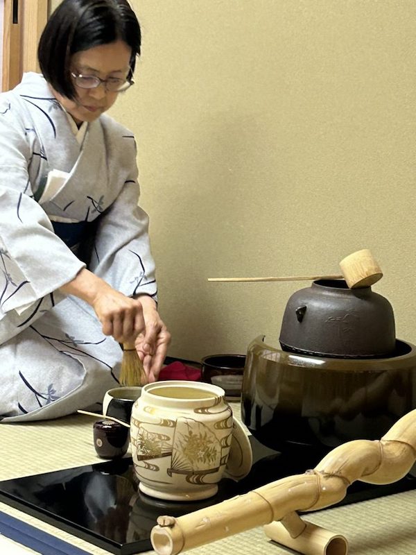 A tea cermeony in Kyoto at Tea Ceremony Nagano