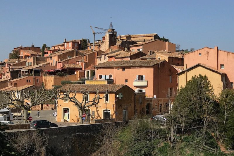 The ochre streets of Roussillon, where you can only paint your house certain approved shades