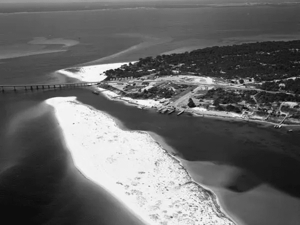 Destin Harbor and Norriego Point. 1959. 