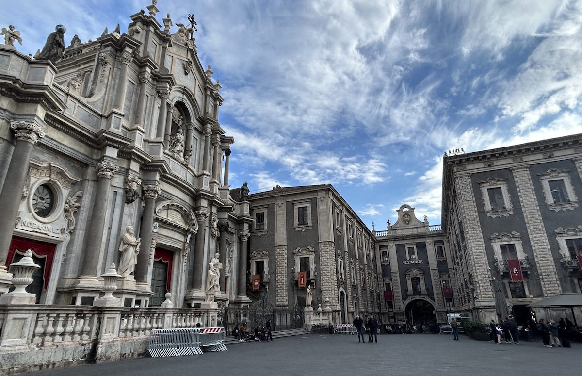 Catania Square in Sicily