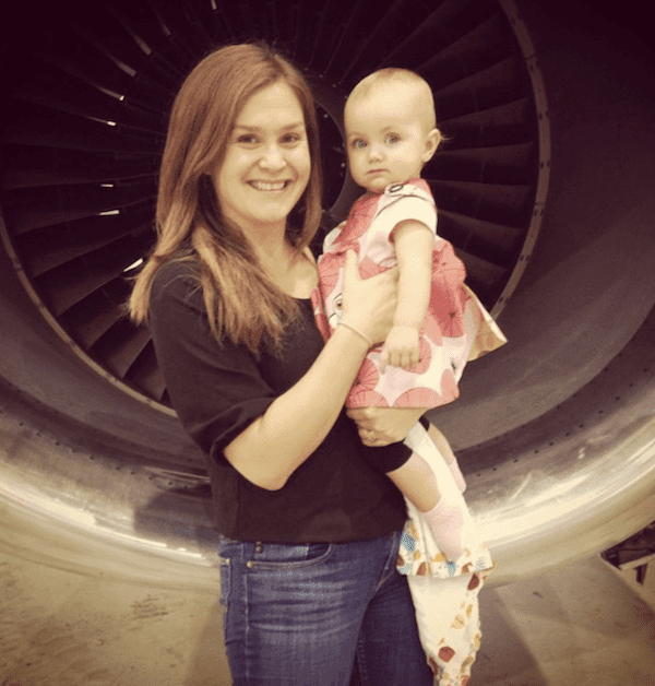 Captain Dawn Macfarlane with daughter Paige at a retirement party for her father, retired Captain Cecil Hansen. PHOTO credit Captain Dawn MacFarlane