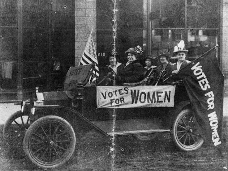 Montana Suffragists campaign for Votes for Women, November 2, 1914