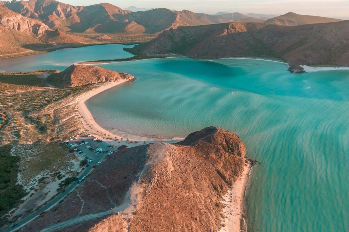 Have you ever wondered where travel writers spend the holidays la paz mexicoSunset at Balandra Beach, Baja California Sur