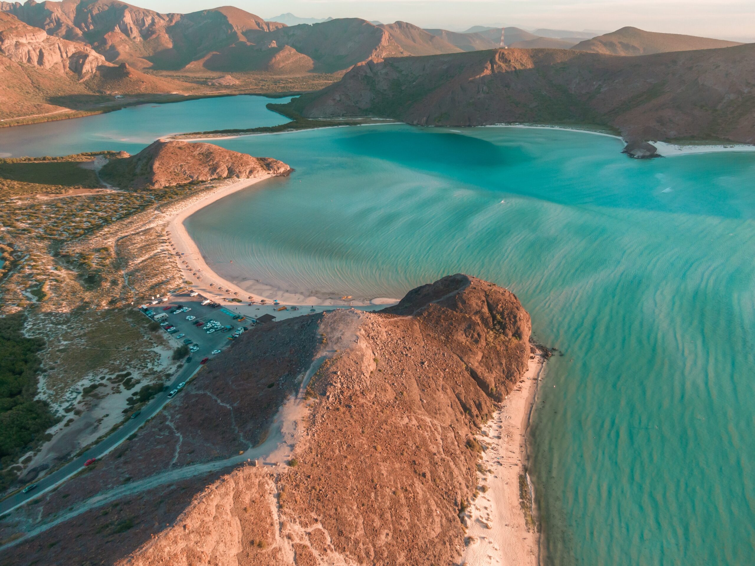 Have you ever wondered where travel writers spend the holidays la paz mexicoSunset at Balandra Beach, Baja California Sur