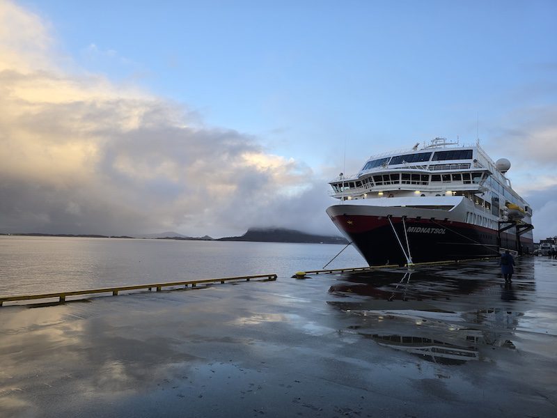 Hurtigruten's Midnatsol ship in Norway