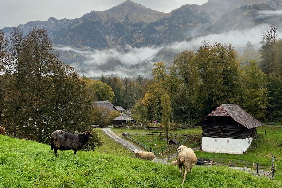 Typical Swiss scene at Ballenberg