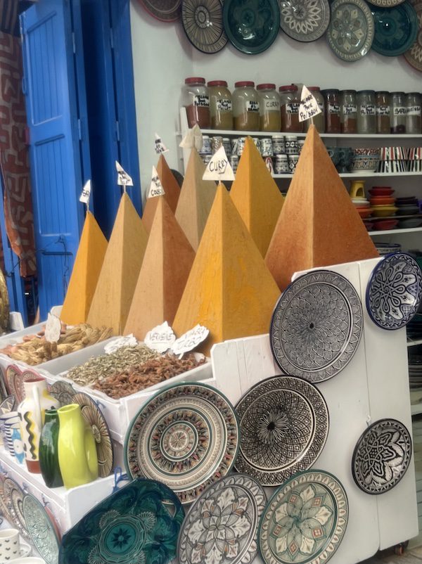 Spices for sale in Essaouira, Morocco