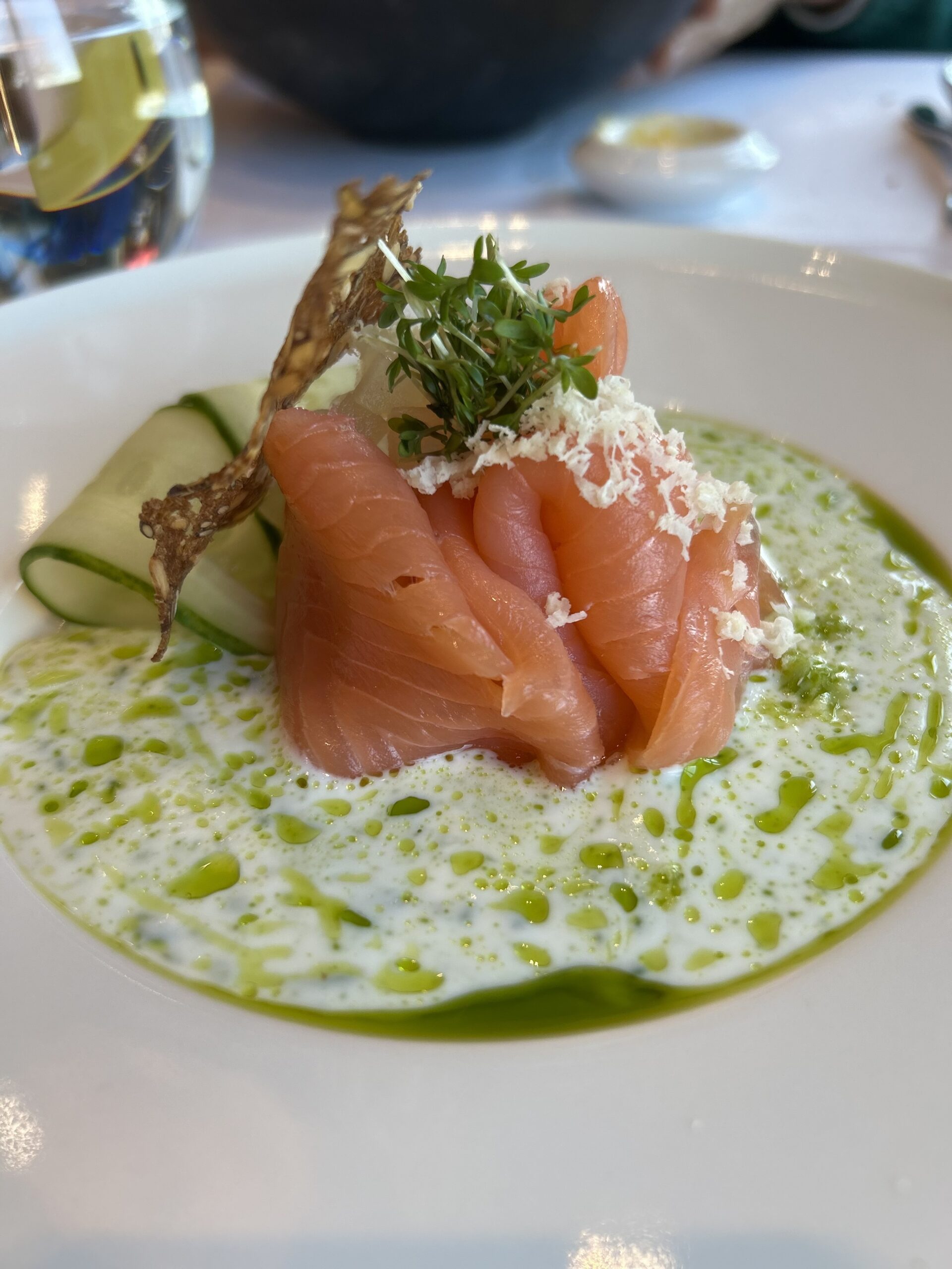 plate of salmon food oslo norway