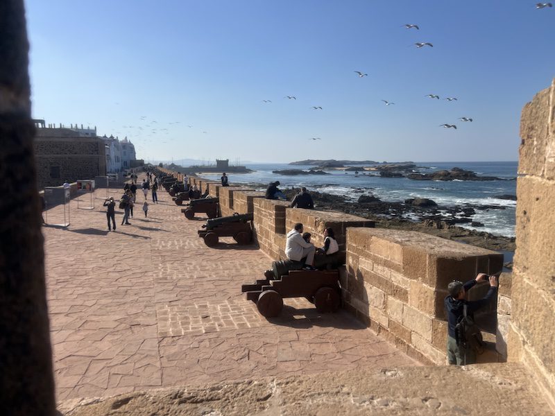 Ramparts in Essaouira, Morocco