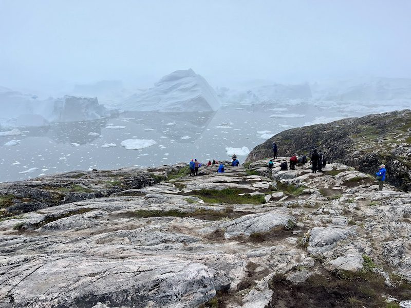 UNESCO protected Ilulissat Icefjord in Greenland