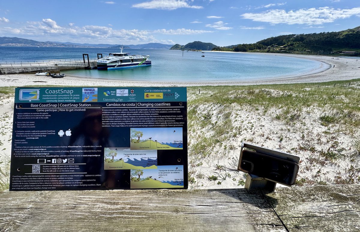 CoastSnap at Islands of Galicia Maritime-Terrestrial National Park