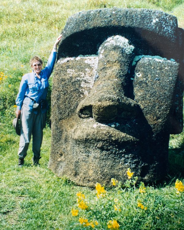 Joyce and Moai Easter Island Joyce and Moai Easter Island