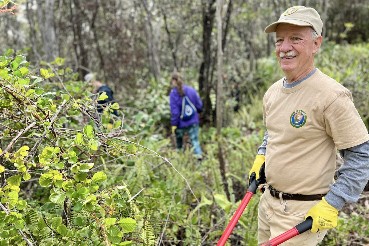 Paul Field runs Stewardship at the Summit at Hawai‘i Volcanoes National Park
