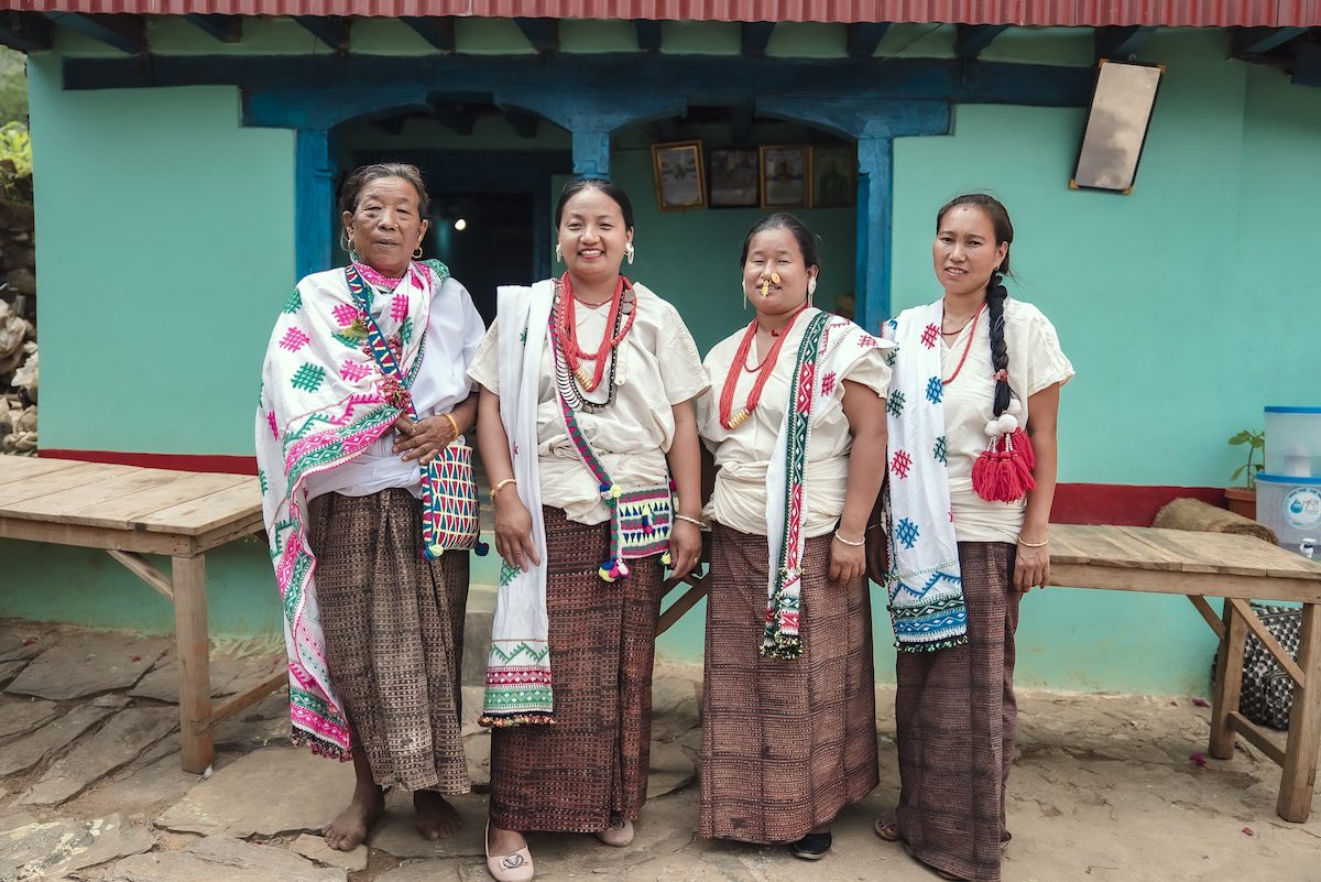 Khambela community lunch stop part of Community Homestay Network in Nepal